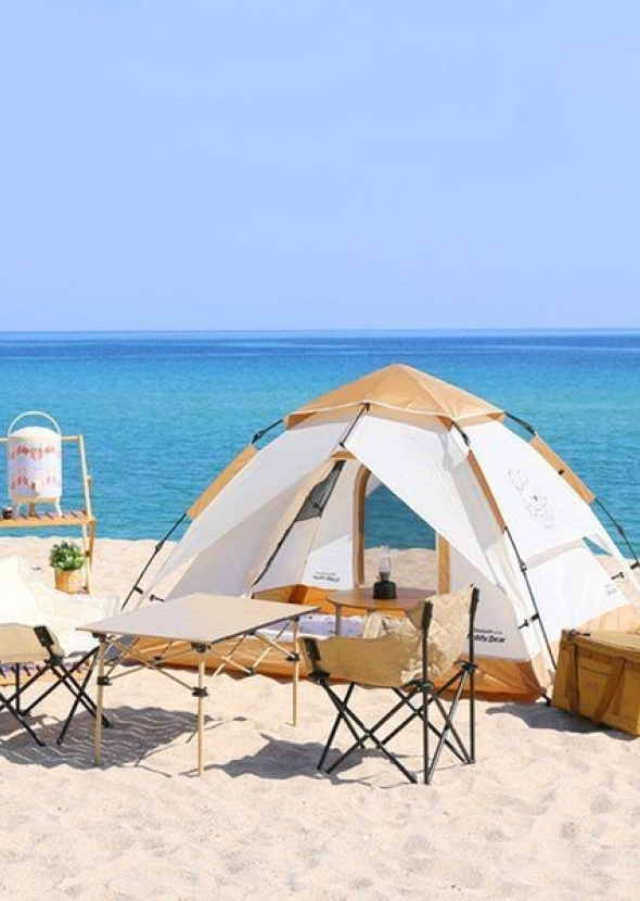 [테지움] 테디베어 그로비 원터치 자동텐트 TDB-GO220