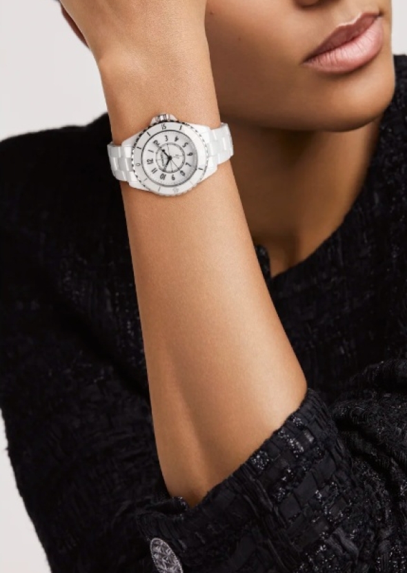 샤넬 J12 화이트 33mm