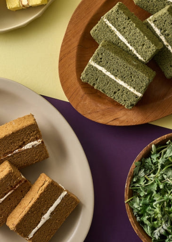 떡편 쌀케이크 2종 30g X 6개 (180g) (커피/쑥)