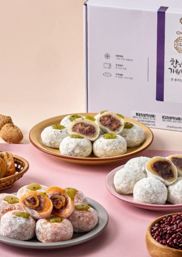 수능 찹쌀떡 3종 60g X 18개 (1.08kg)