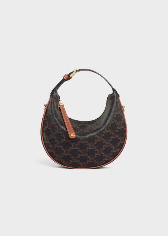 CELINE 틴 룰루 트리옹프 캔버스&카프스킨