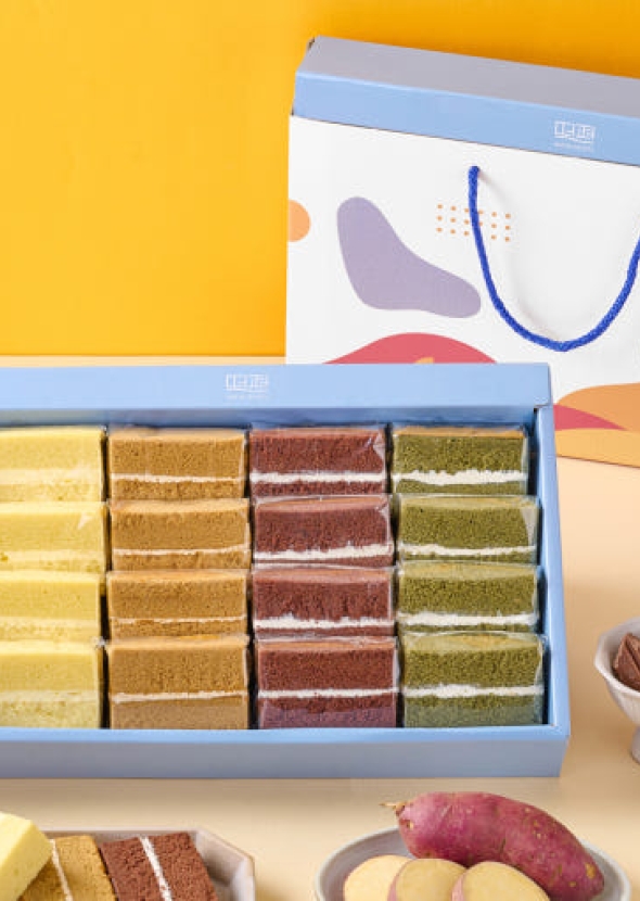 떡편 쌀케이크 4종 16개 선물세트