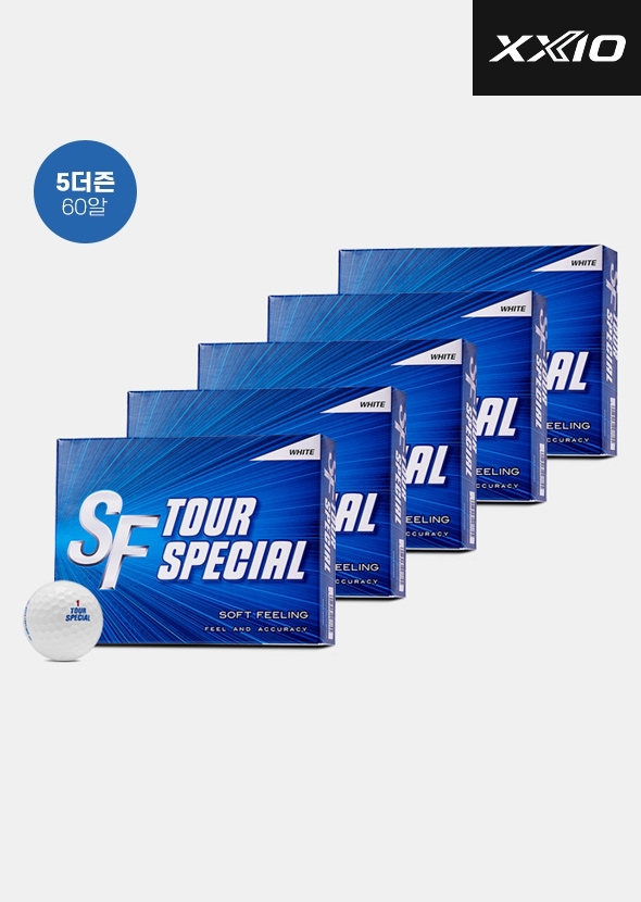 [5더즌 60알]젝시오 SF 투어 스페셜 A6 골프볼[남여공용][화이트][2피스]