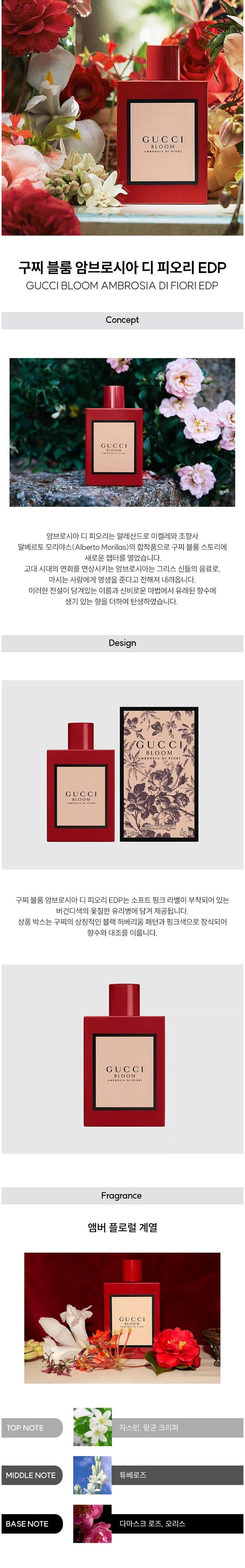 구찌 블룸 암브로시아 디 피오리 EDP 오드퍼퓸 100ml